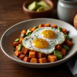 Sweet Potato Breakfast Hash with Avocado and Eggs - sweet potato breakfast hash